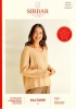 Knitting Pattern - Sirdar 10173 - Saltaire Aran - Ladies Sweater